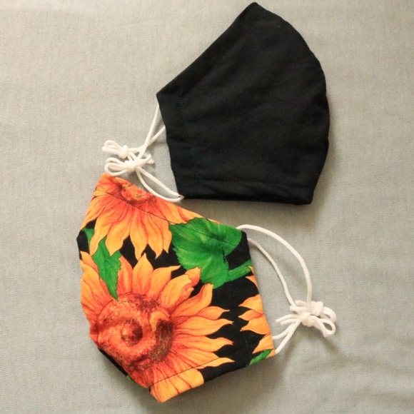 2/$12 ❤️ 100% Cotton Face Mask Set - Picture 3 of 6